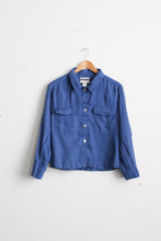 cobalt button up