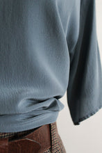 blue willow silk tee (xl)