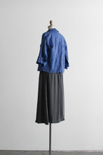 pewter silk skirt