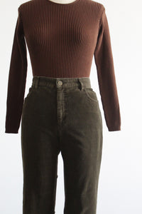 olive corduroy trousers