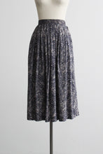 blue harvest midi skirt