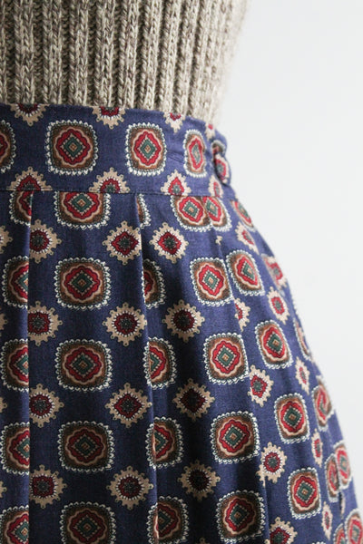 foulard midi skirt