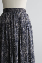 blue harvest midi skirt