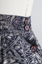 blue harvest midi skirt