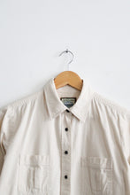 bone cotton button up (m)