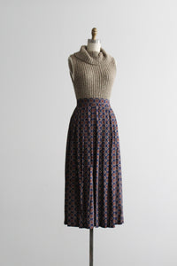 foulard midi skirt