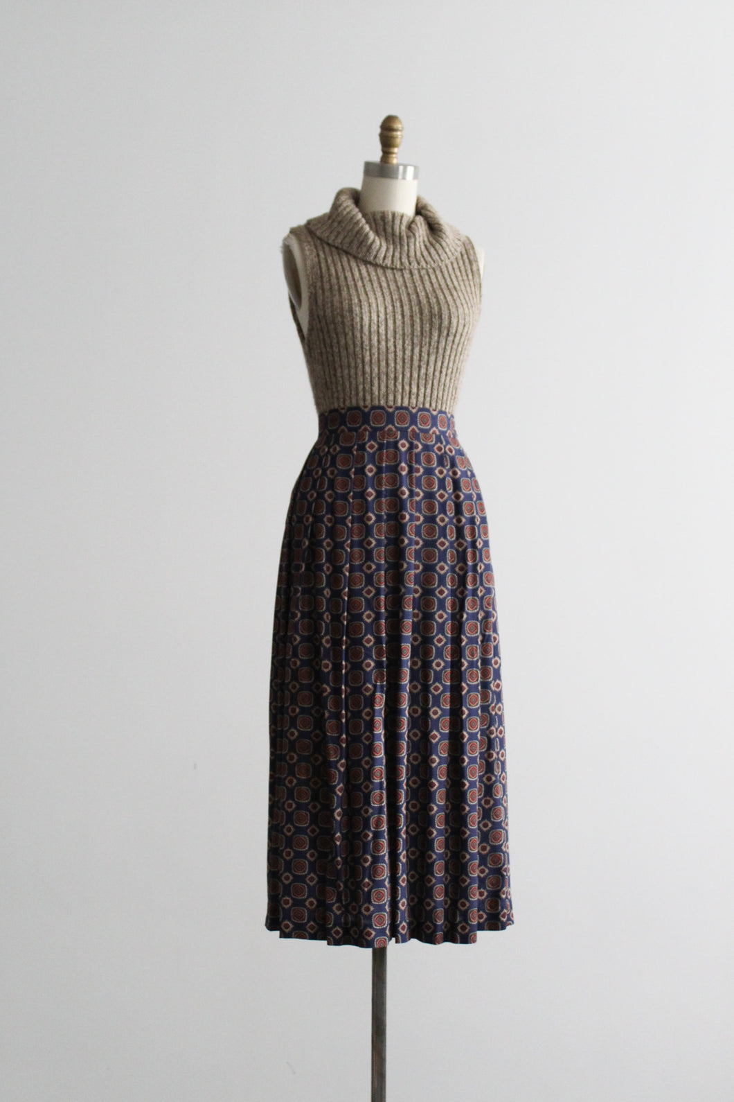 foulard midi skirt