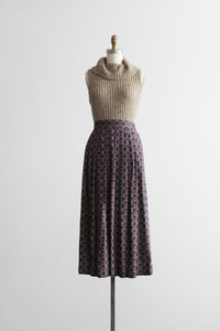 foulard midi skirt