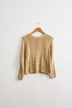 cornsilk cotton sweater (s)