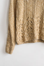cornsilk cotton sweater (s)