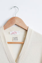 eggshell cashmere button up