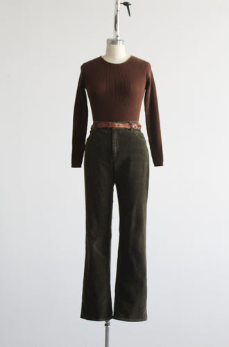 olive corduroy trousers