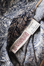 blue harvest midi skirt