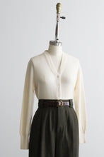 eggshell cashmere button up