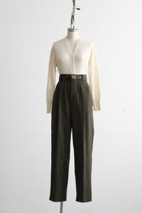 eggshell cashmere button up