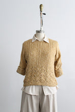 cornsilk cotton sweater (s)