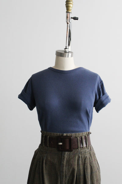 slate blue classic tee