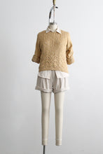 cornsilk cotton sweater (s)