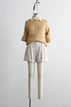 oat linen shorts (s/m)