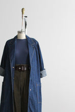 vintage denim trench