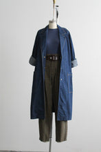 vintage denim trench