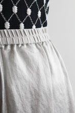 moonglow silk & linen maxi skirt
