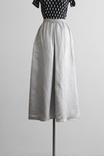 moonglow silk & linen maxi skirt