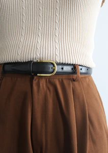 dramatist leather belt