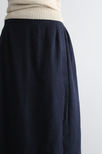 nightingale linen wrap skirt