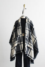 gableside plaid cape