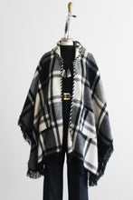 gableside plaid cape