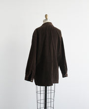 espresso corduroy chore coat