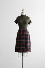 oxford wool wrap skirt