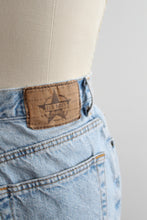 sunbleached denim shorts