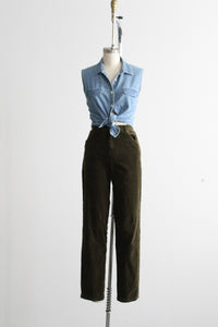 olivebranch corduroy trousers