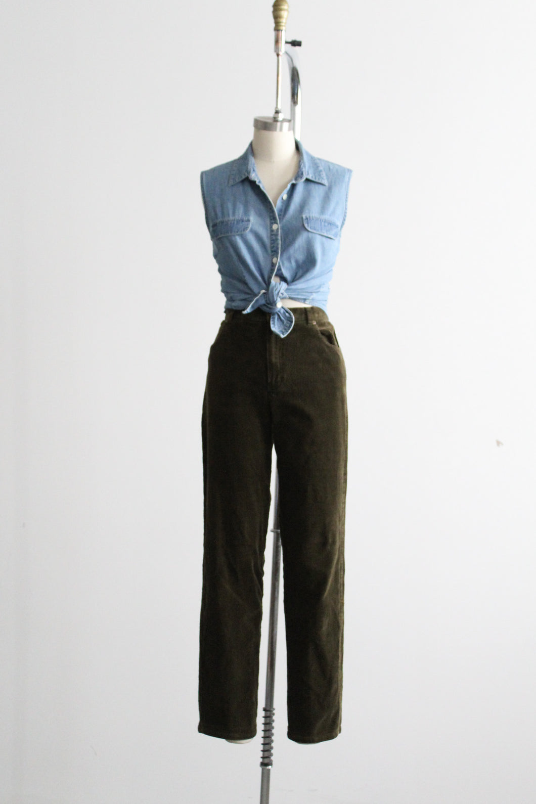 olivebranch corduroy trousers