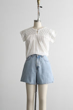 sunbleached denim shorts