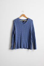 cornflower cotton pullover