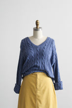 cornflower cotton pullover