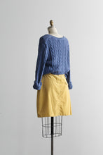 cornflower cotton pullover