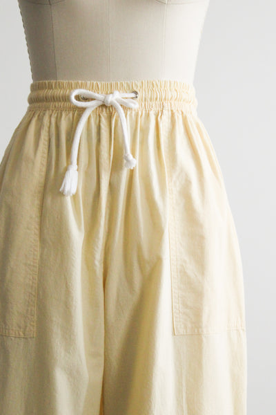 butter cotton trousers