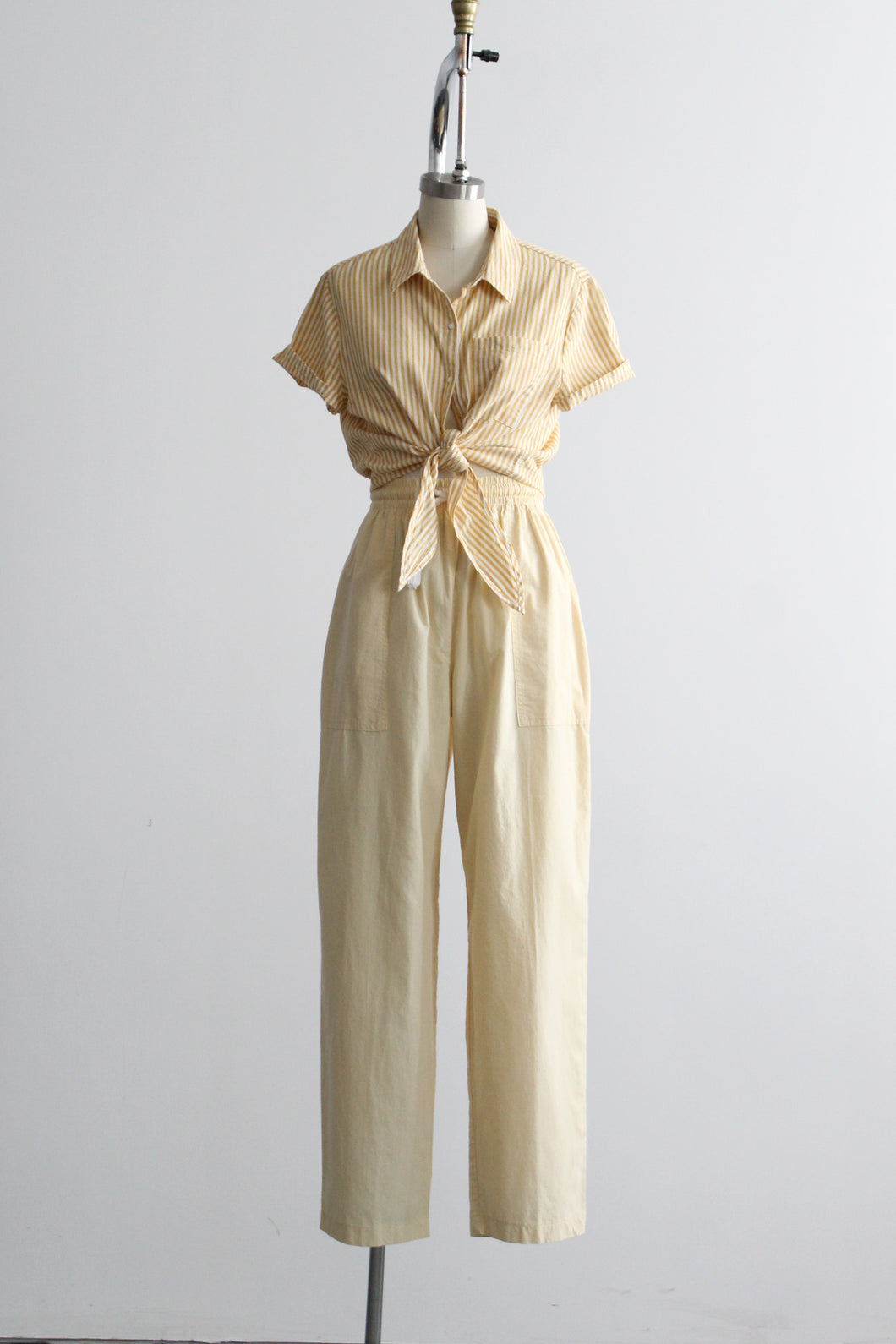 butter cotton trousers