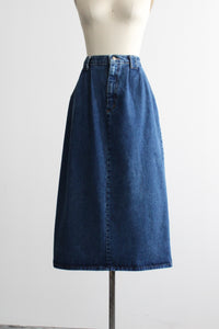 fogbank denim skirt