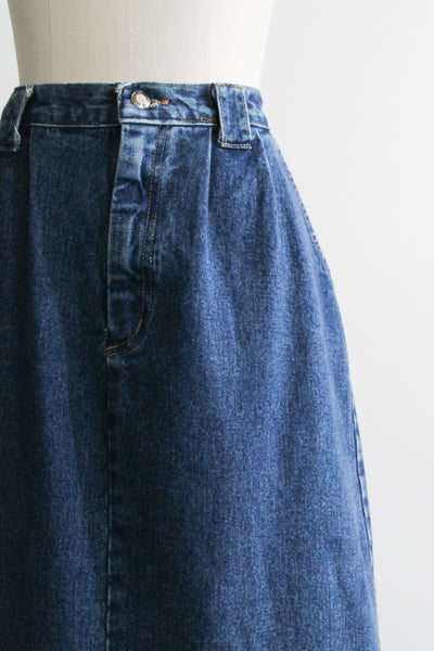 fogbank denim skirt