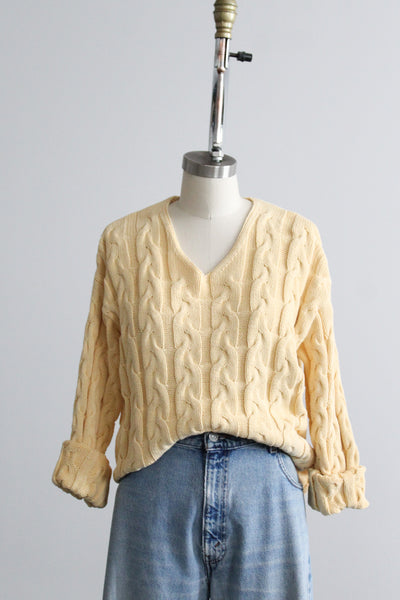 butter cotton sweater
