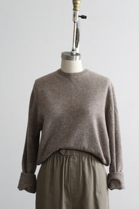 morel wool pullover