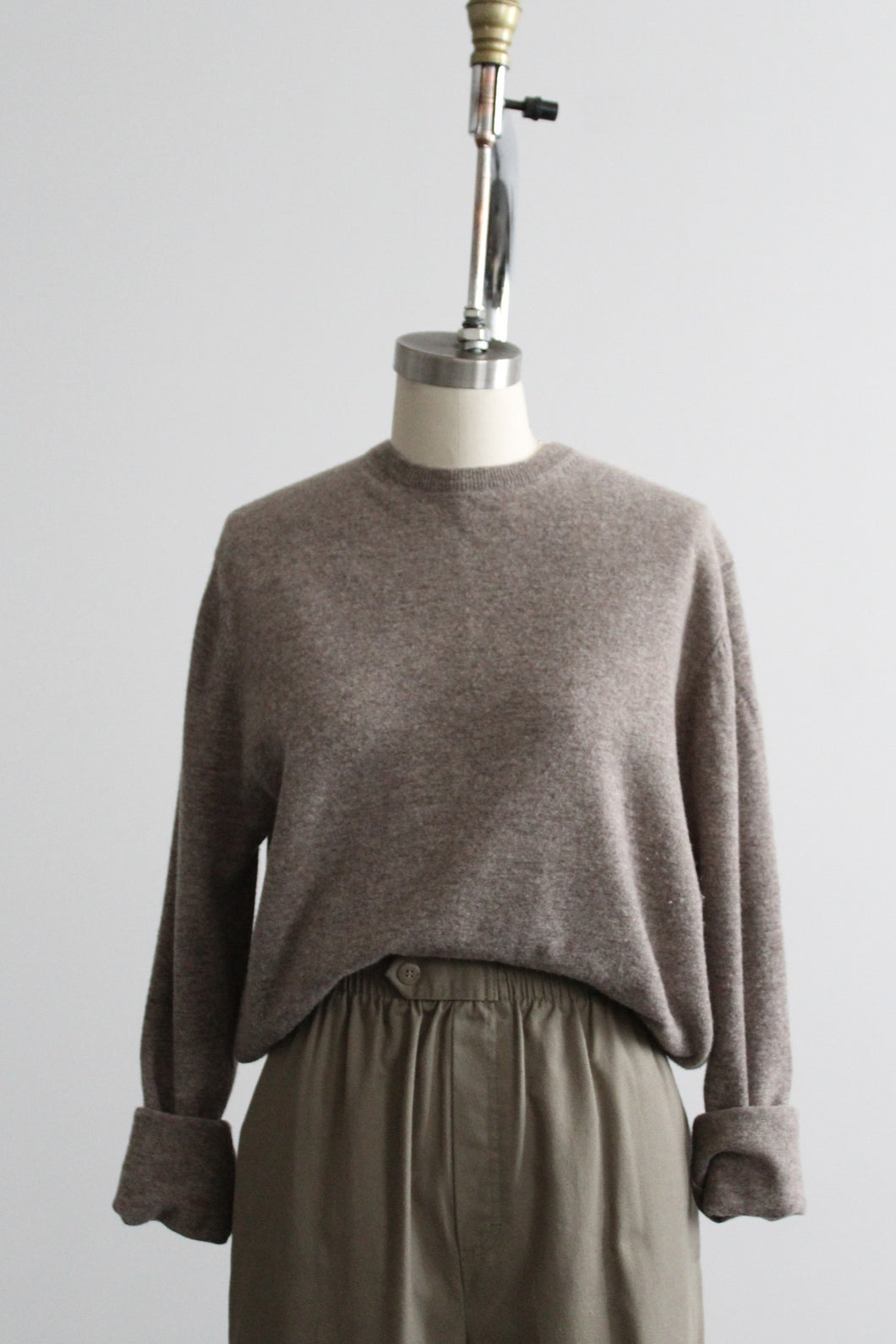 morel wool pullover