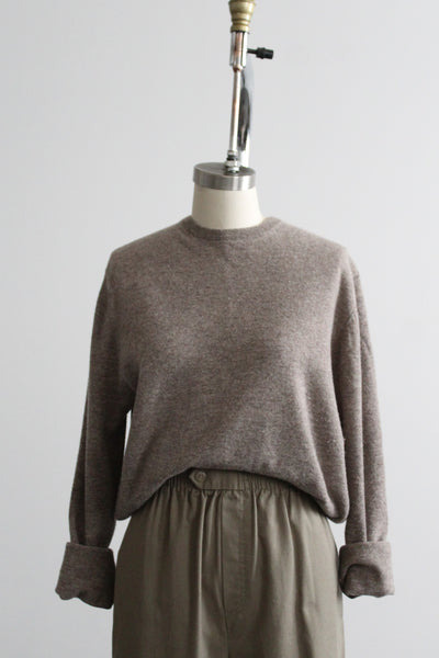morel wool pullover