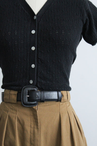 cormorant knit button up