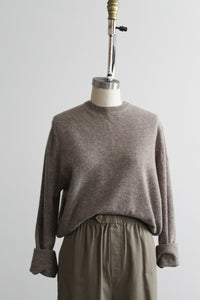 morel wool pullover